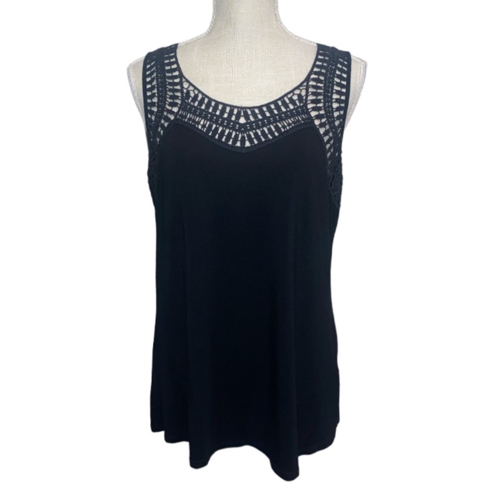 Montagne Glerin Crochet Lace Detail Knit Top